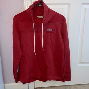 Vineyard Vines reddish orange sweater